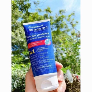 [ CHÍNH HÃNG ] Sữa rửa mặt Compliment No Problem dạng gel giảm viêm, mụn
