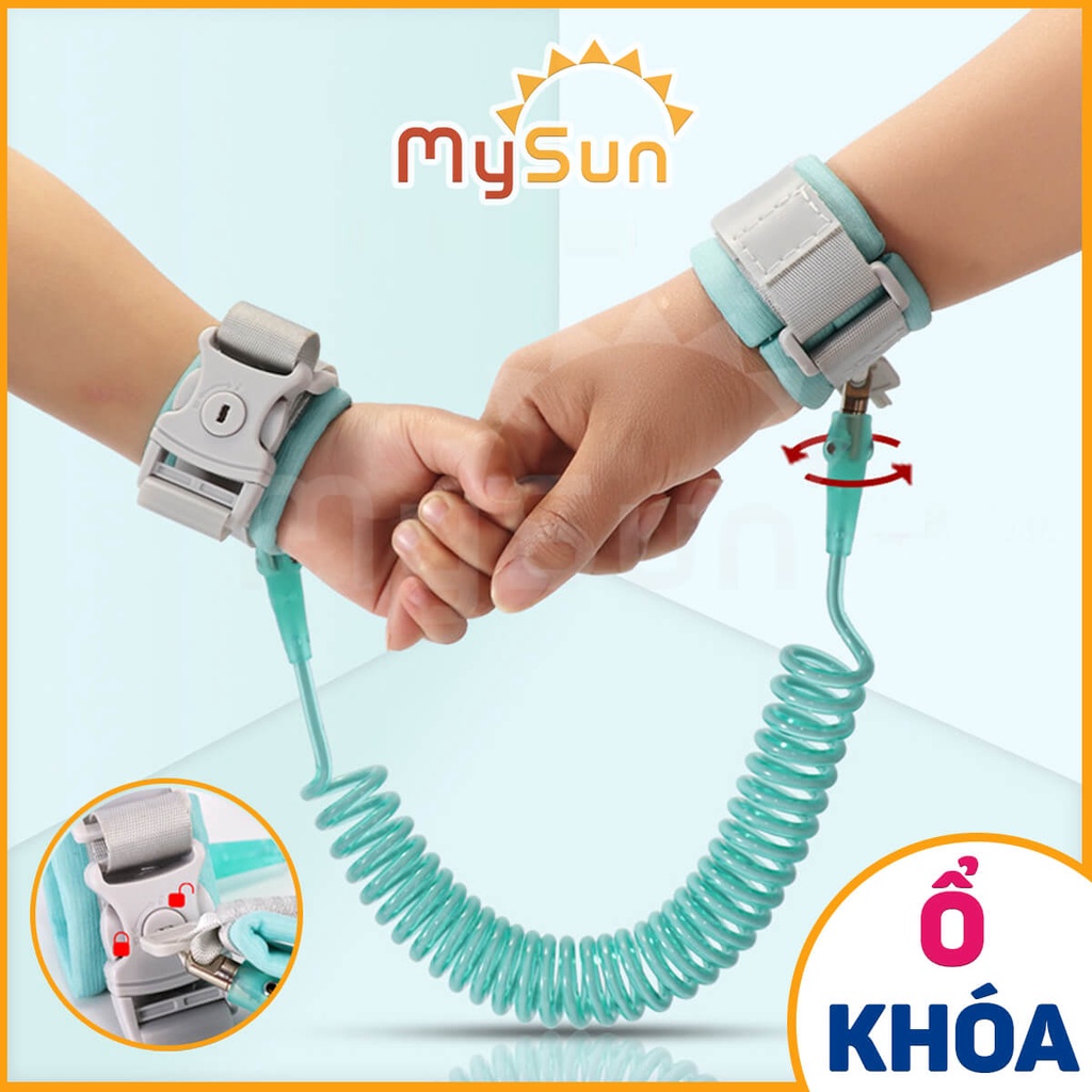 Dây đai vòng đeo tay em bé dắt đi dạo cho trẻ chống lạc dài 1.5 - 2m MySun