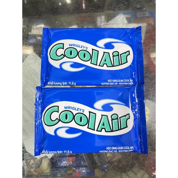 Kẹo Cao Su Bạc Hà Cool-Air Vỉ 11,6g