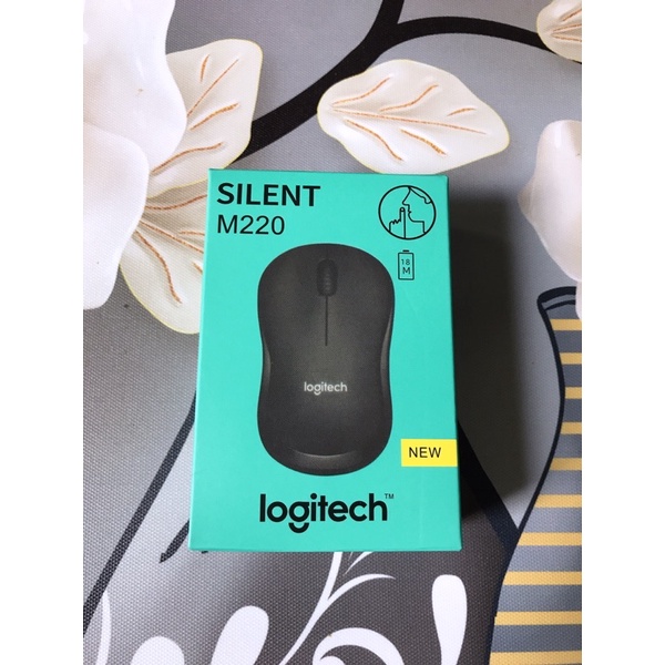 Chuột Máy Tính Không Dây Logitech M220 Không Tiếng Động- Có Công Tắc On/Off - Độ Nhạy Cao