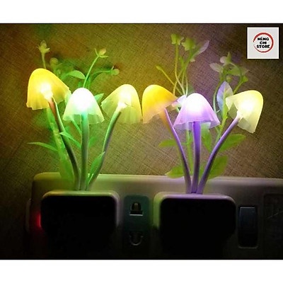 Đèn ngủ Đèn cảm ứng ánh sáng hình nấm siêu xinh .ĐTCA