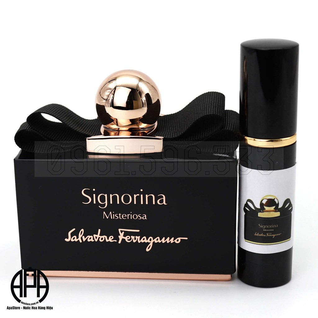 Nước Hoa Nữ Signorina Misteriosa Đen Chai 10ml