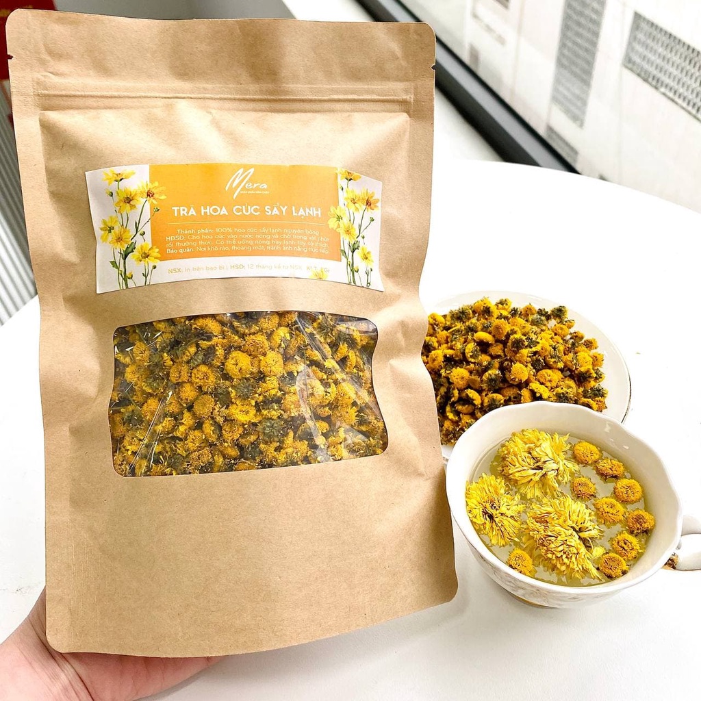Trà hoa cúc sấy khô nguyên bông 100gr