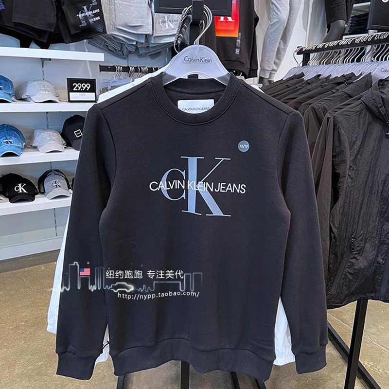 Áo Thun Cổ Tròn In Chữ Calvin Kleinn / CK Cá Tính Cho Nam