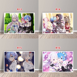 Tấm Postcard Cao Cấp Anime Re:Zero