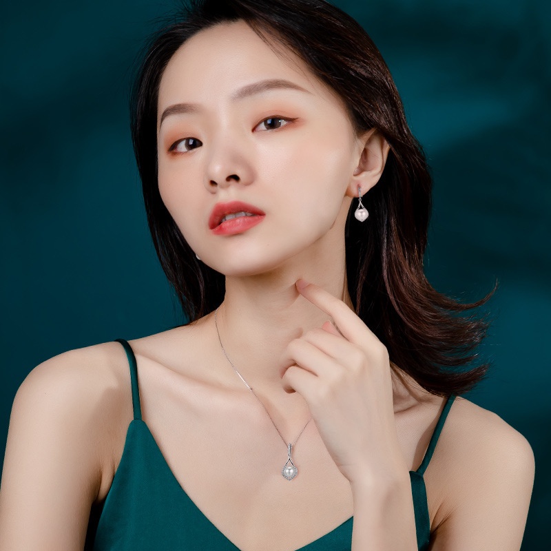 Vòng Cổ Chuỗi Hạt Ngọc Trai Giả Vỏ Sò Thời Trang