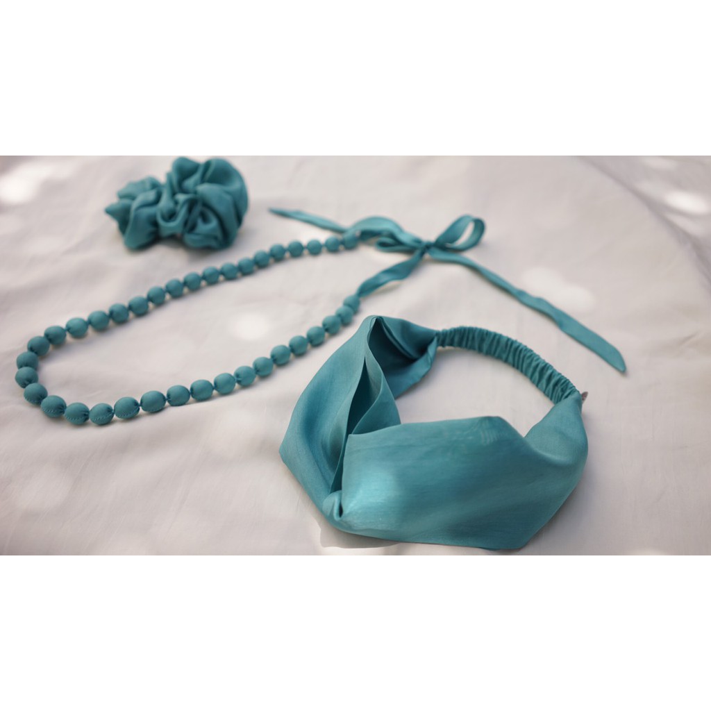 Vòng Lụa 100% Silk, Vòng Thắt Nơ Xinh, Mềm Mại, Tôn Dáng
