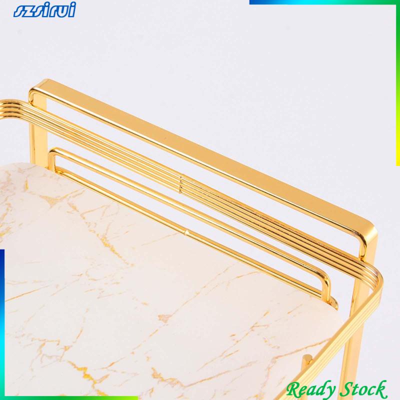 Kệ Sắt 2 Tầng Đựng Đồ Trang Điểm Để Bàn