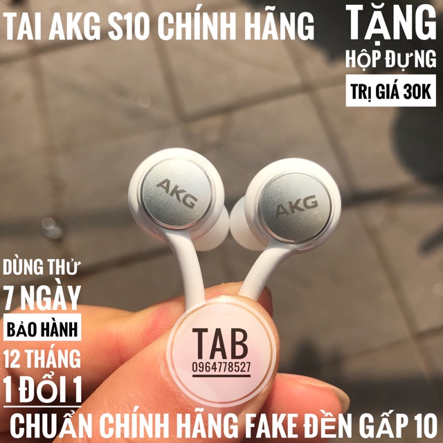 Tai Nghe AKG S10 Chính Hãng - Tặng Hộp Đựng