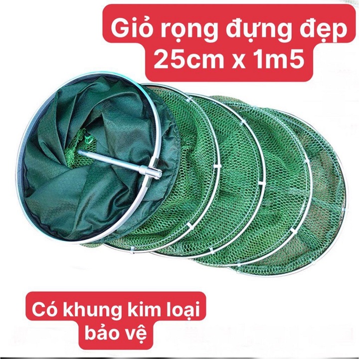 Giỏ Đựng Cá Khung Kim Loại