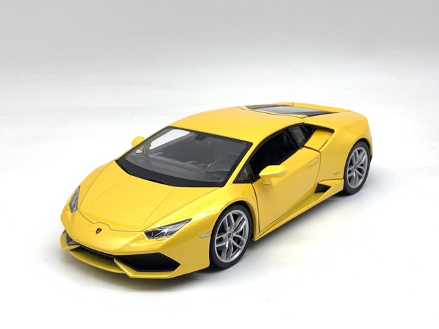 Xe Mô Hình Lamborghini Huracan 1:24 Welly ( Vàng )