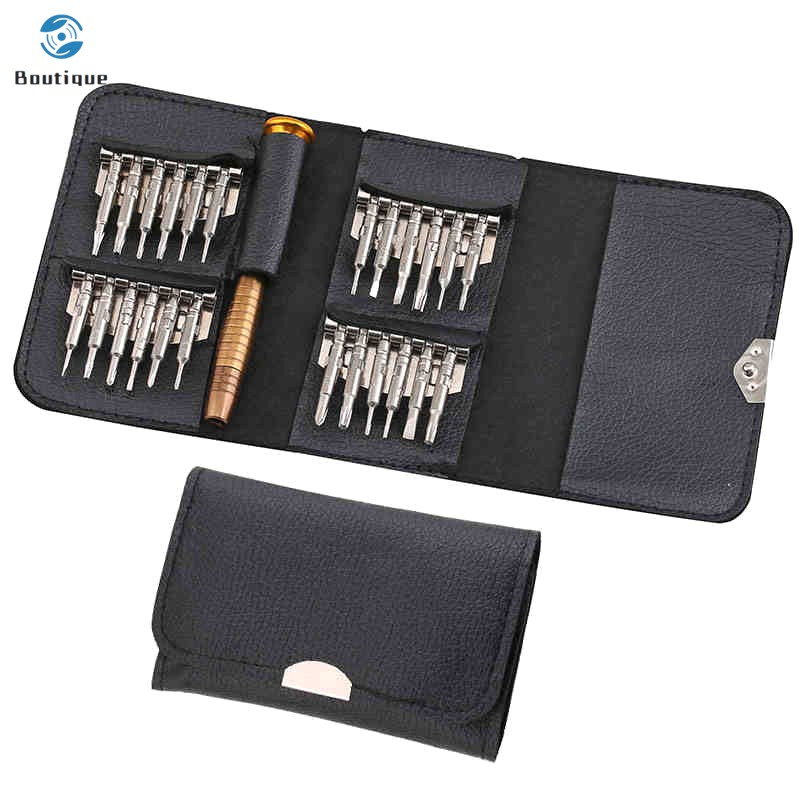 ✿♥▷ 25pcs Screwdriver Mini Repair Precision Tool Kit Set Portable For Eyeglasses Laptop Watch