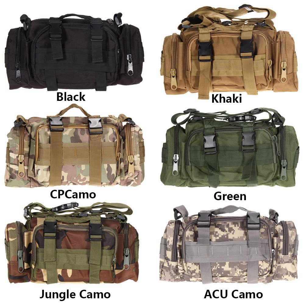 Túi đeo hông du lịch phong cách quân đội đa năng | BigBuy360 - bigbuy360.vn