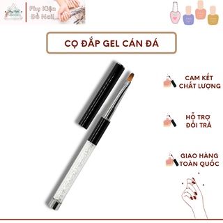 Cọ Đắp Gel Đầu Tròn Cán Đá làm nail