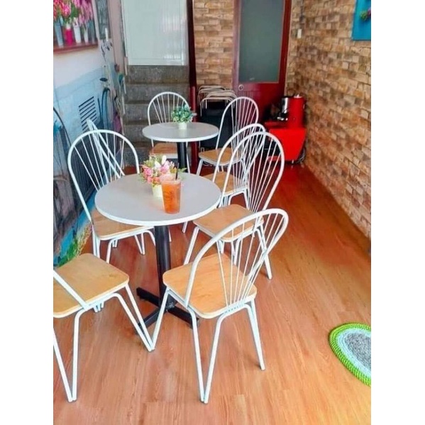 Bộ bàn ghế quán ăn - nhà hàng - cà phê - trà sữa hàng đẹp giá đẹp