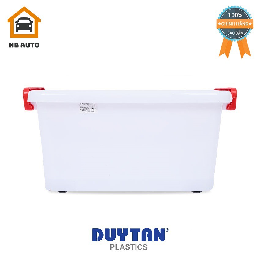 Thùng Nhựa 30L Có Bánh Xe - giúp dễ dàng di chuyển(52 x 32 x 27.5 cm) No.750