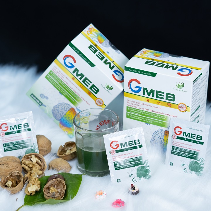GMEB - Hỗ Trợ Phát Triển Trí Não, Tăng Cường Thị Lực Cho Trẻ Combo 2 Hộp Tặng 1