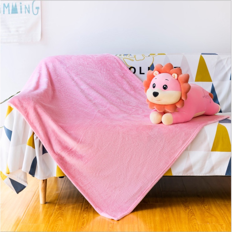 Chăn gối văn phòng hình thú đáng yêu 3in1 kích thước mền 1m2*1m7, Bộ chăn văn phòng vải nhung mềm mịn tiện ích