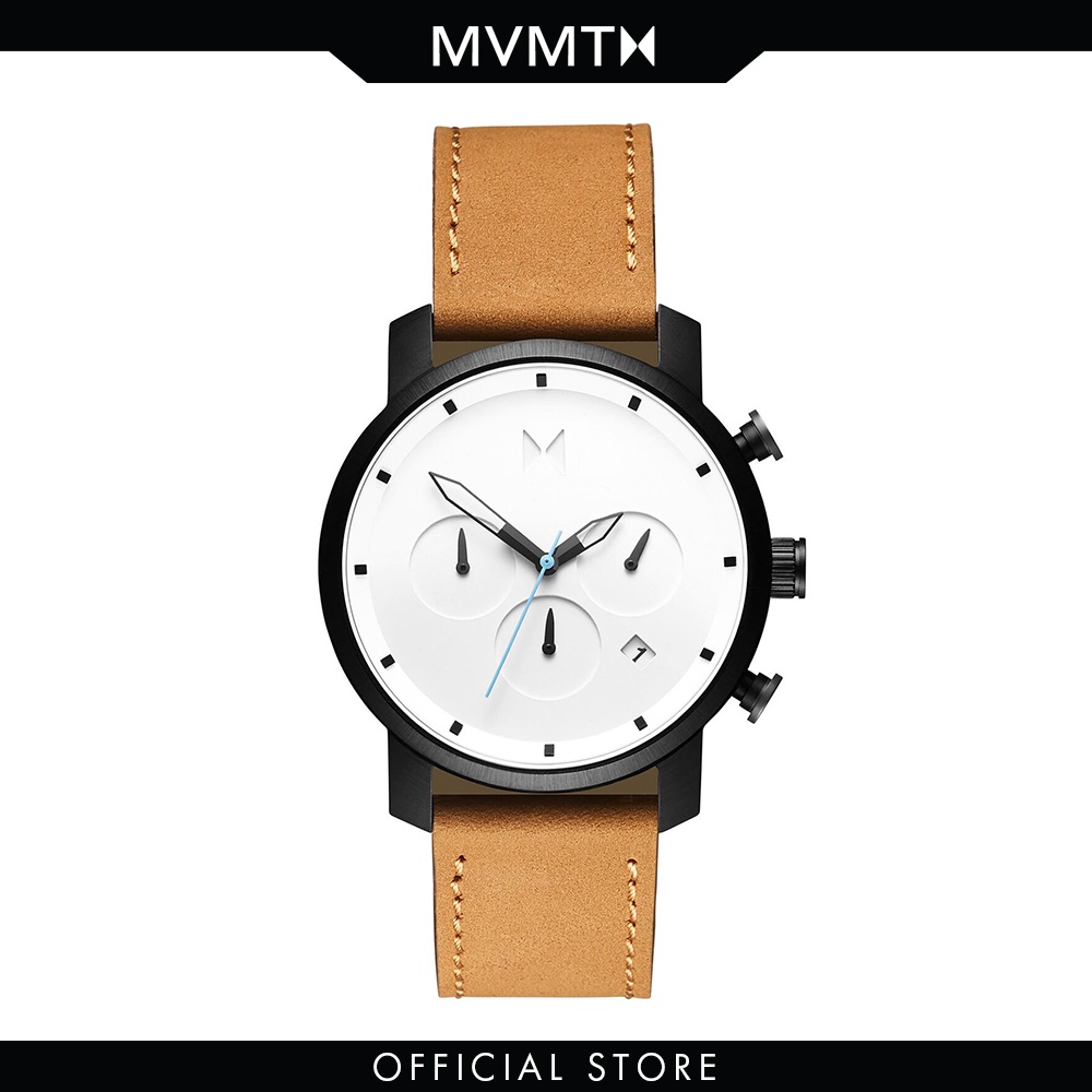 Đồng hồ Nam MVMT dây da 40mm - Chrono 40 D-MC02-WBTL | BigBuy360 - bigbuy360.vn