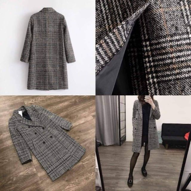 Áo khoác dạ kẻ