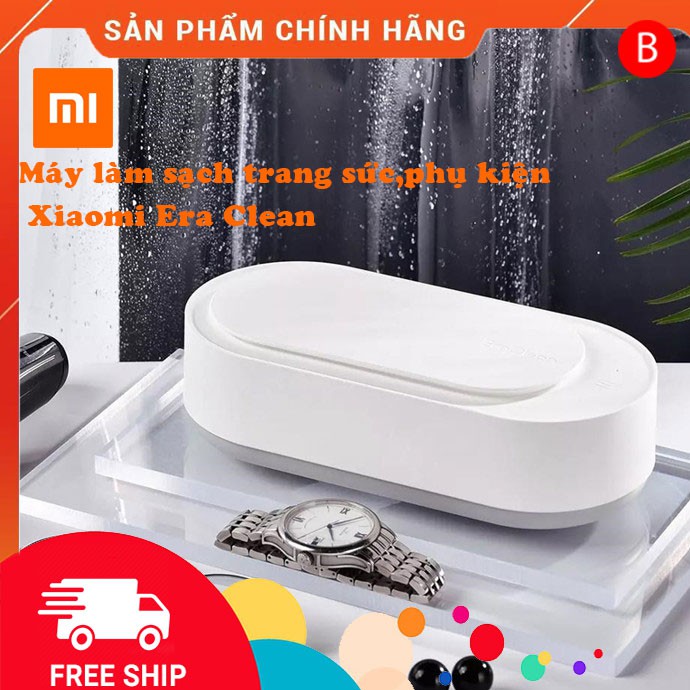 Máy làm sạch đồ dùng trang sức,kính Xiaomi EraClean (HÀNG CHÍNH HÃNG BH:06 THÁNG)