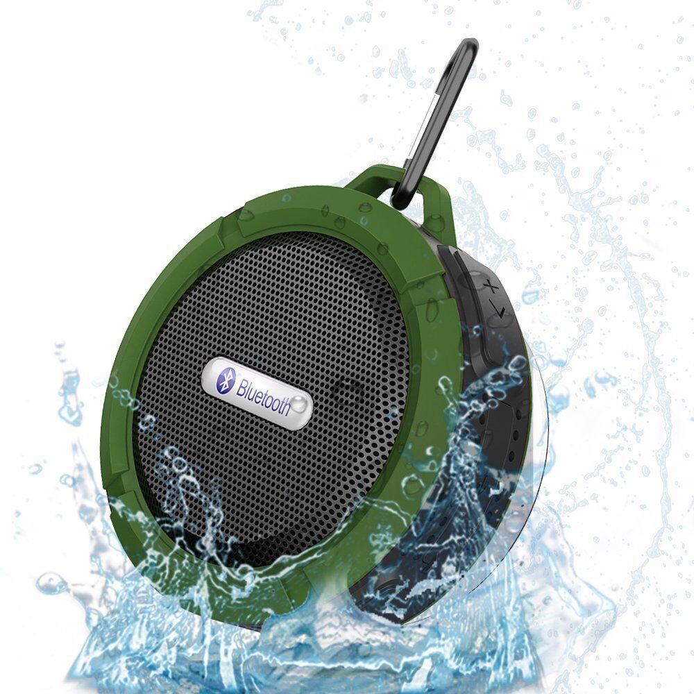 C6 Outdoor Wireless Bluetooth 4.1 Stereo Portable Speaker Built-in Mic Shock