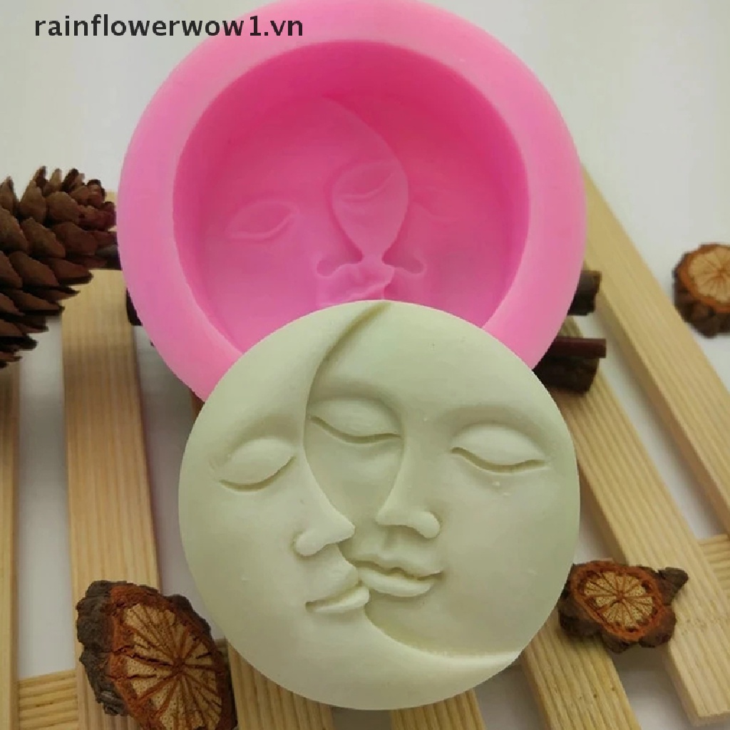 Khuôn Silicone Làm Nến / Xà Phòng / Mặt Trăng / Thủ Công