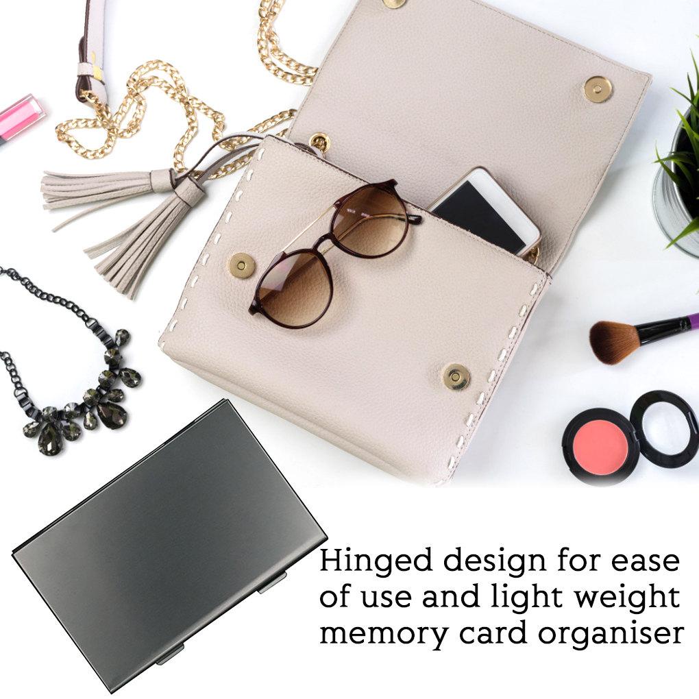 Hộp Đựng Thẻ Nhớ TF 2 / 24 Ngăn Bằng Hợp Kim Nhôm