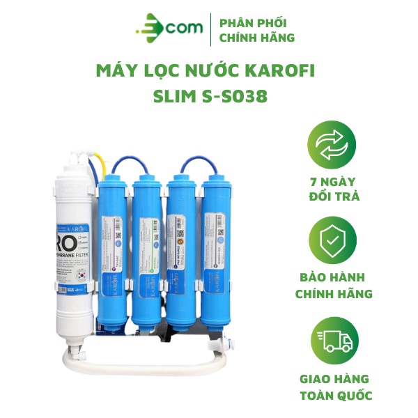 Máy Lọc Nước Kafofi Slim S-S038 (Bảo Hành Chính Hãng 36 Tháng)