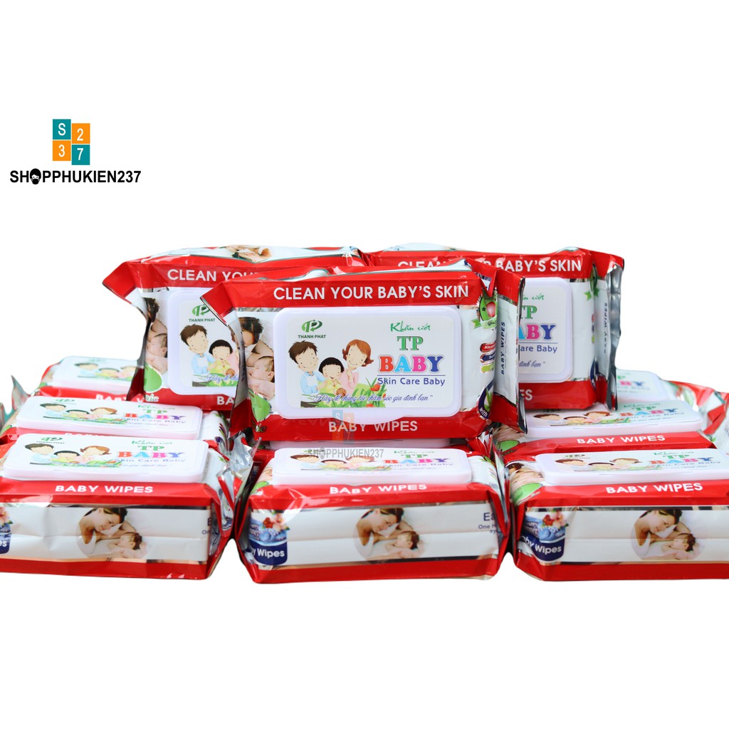 Khăn ướt Baby TP TEEN 20 tờ , 80 tờ , 125 tờ hàng công ty có giấy kiểm nghiệm thuộc công ty Thành Phát