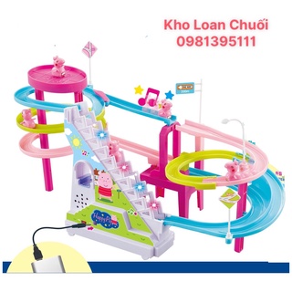 ĐỒ CHƠI CHÓ CỨU HỘ LEO CẦU THANG CÓ NHẠC.