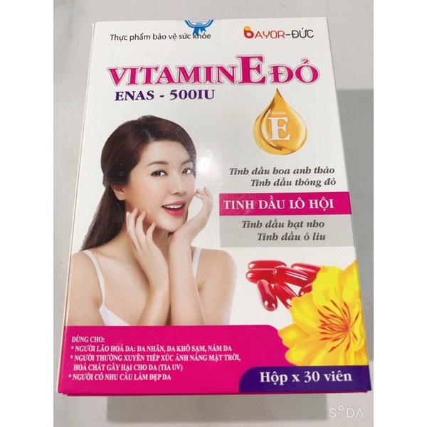 Vitamin E đỏ 500iu