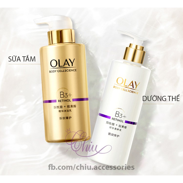 Sữa tắm Olay B3+Retinol sáng da trẻ hóa | BigBuy360 - bigbuy360.vn