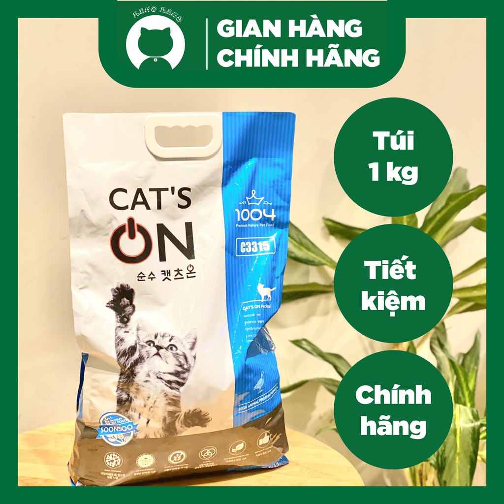 Thức ăn hạt khô cho mèo cat’s on giàu dinh dưỡng 1 kg