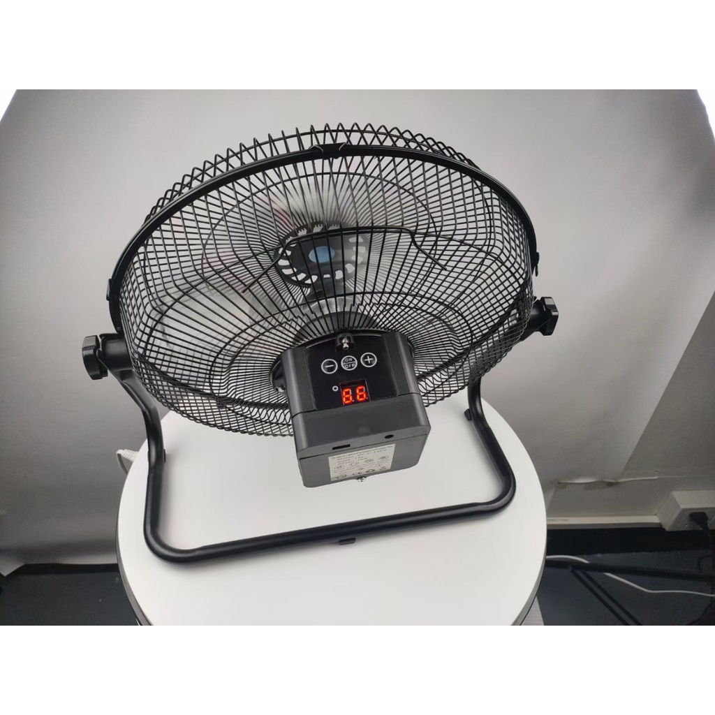Quạt tích điện năng lượng mặt trời Solar Fan, quạt sàn SIÊU MÁT 12000mAh, kèm tấm pin NLMT 12W