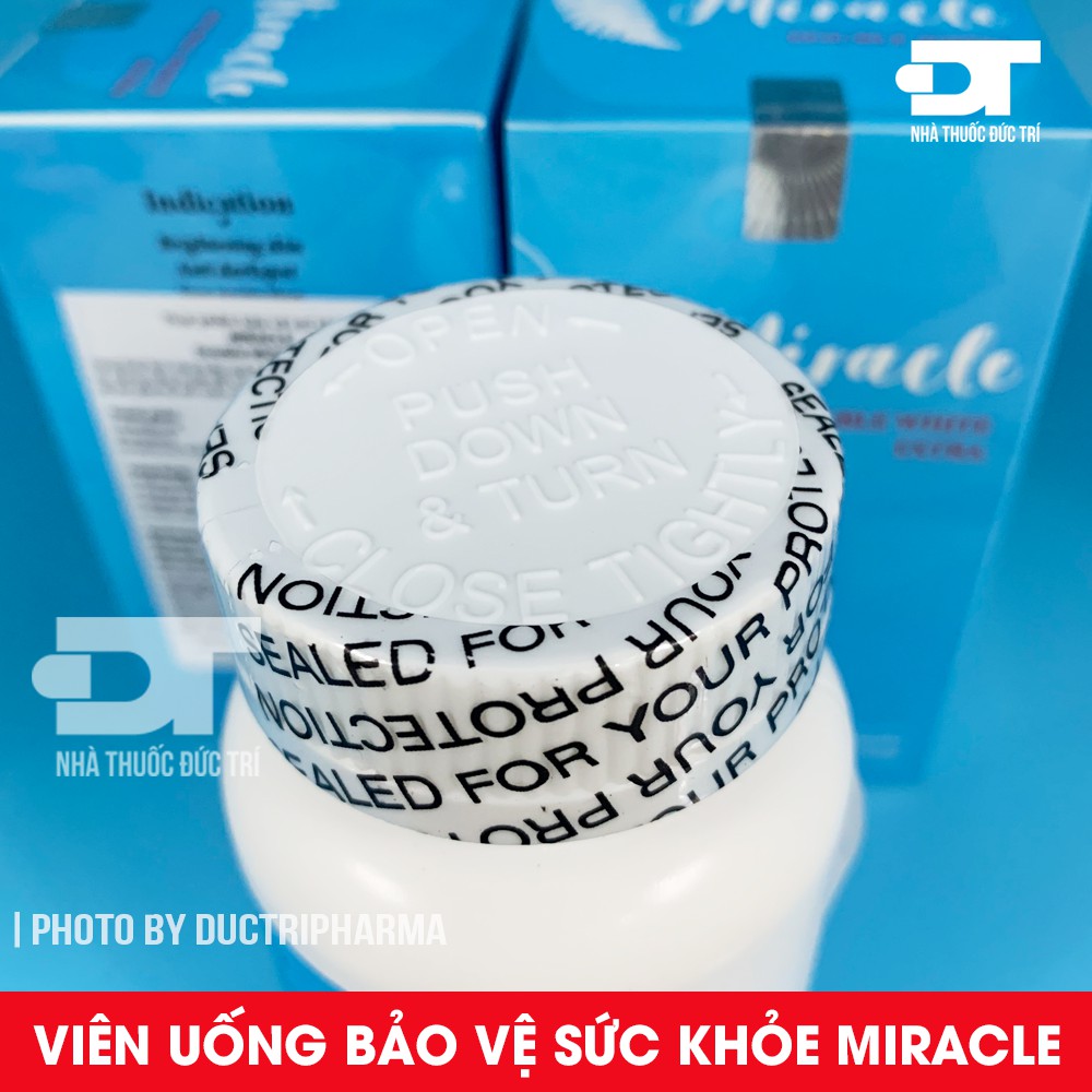 Viên uống MIRACLE 60 viên. Hỗ trợ giảm nám, tăng sắc tố, tăng cường độ ẩm giúp da săn chắc | BigBuy360 - bigbuy360.vn