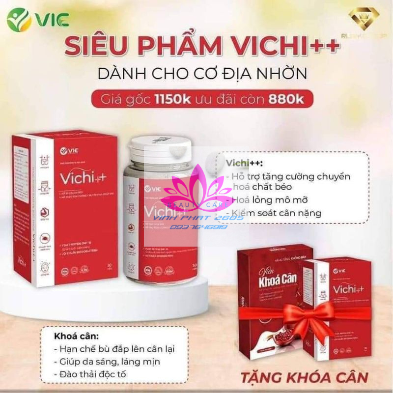 *Sẵn Ship* Vichi++ kèm khoa cân liệu trình 30 ngày