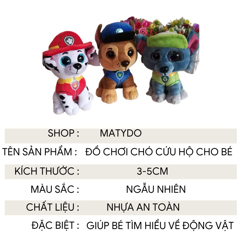 Đồ chơi trẻ em mô hình chú chó đáng yêu giúp bé phát triển khả năng nhận biết các loài động vật DC008