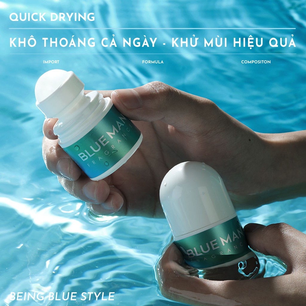 Lăn Khử Mùi Nam Hương Nước Hoa Nam Tính Thơm Lâu ĐẾN 12H - 30ml