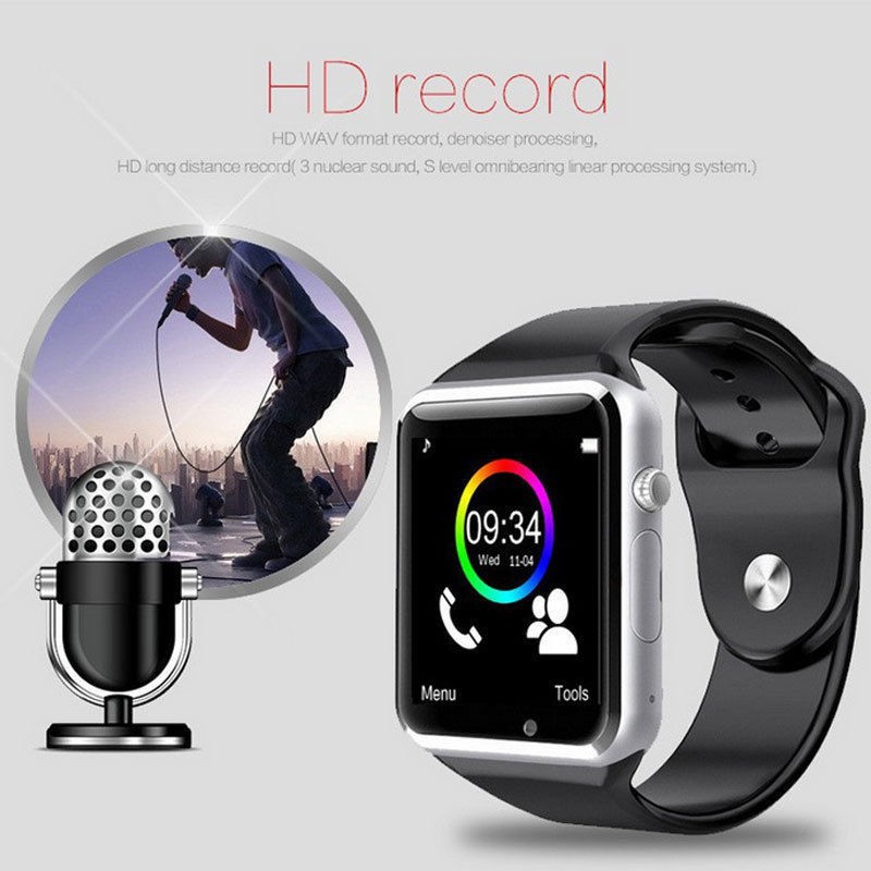 Đồng hồ đeo tay thông minh A1 Bluetooth chống nước cho apple Android