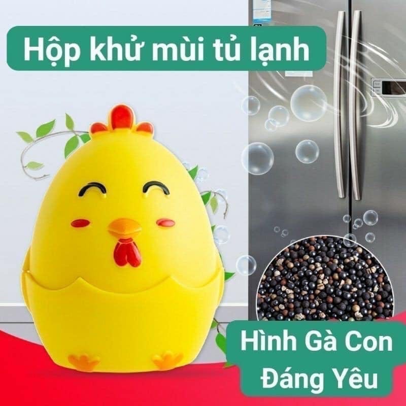 -KHỬ MÙI DIỆT KHUẨN GÀ CON đa năng , khử mùi tủ lạnh, khử mùi phòng thú cưng, khử mùi ô tô