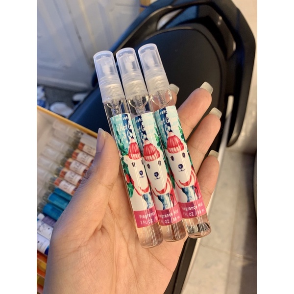 Xịt thơm body mist 10ml - nhiều mùi
