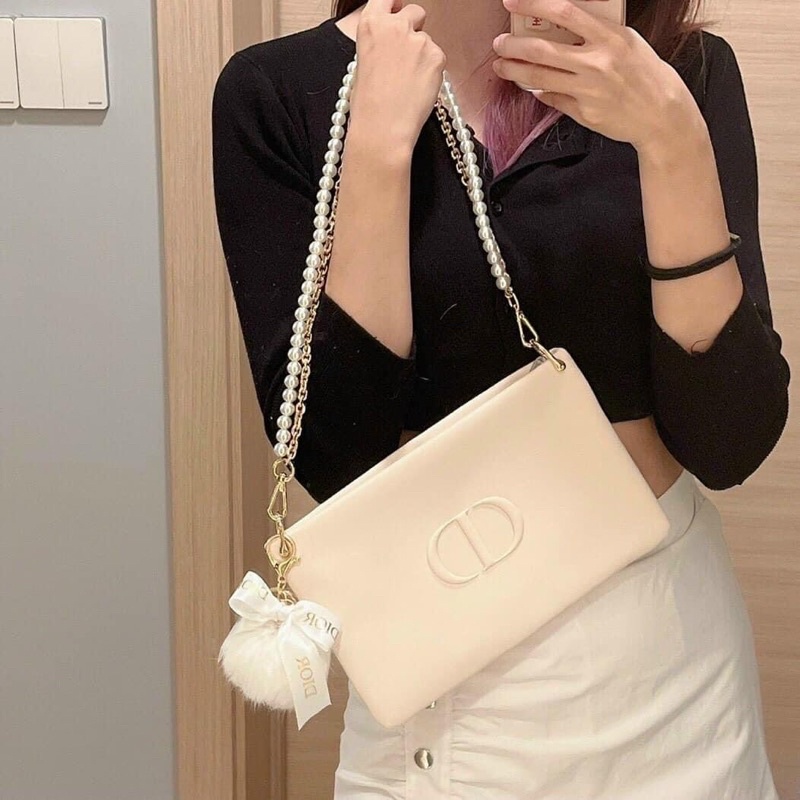 [CHÍNH HÃNG] TÚI GIFT DIOR BEAUTY TÁCH SET MỸ PHẨM - TÚI ĐEO CHÉO CẦM TAY