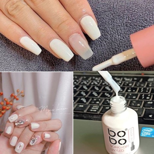 Sơn gel Thạch BoBo Màu Nước Gạo đồ nail giá rẻ mxbond shop