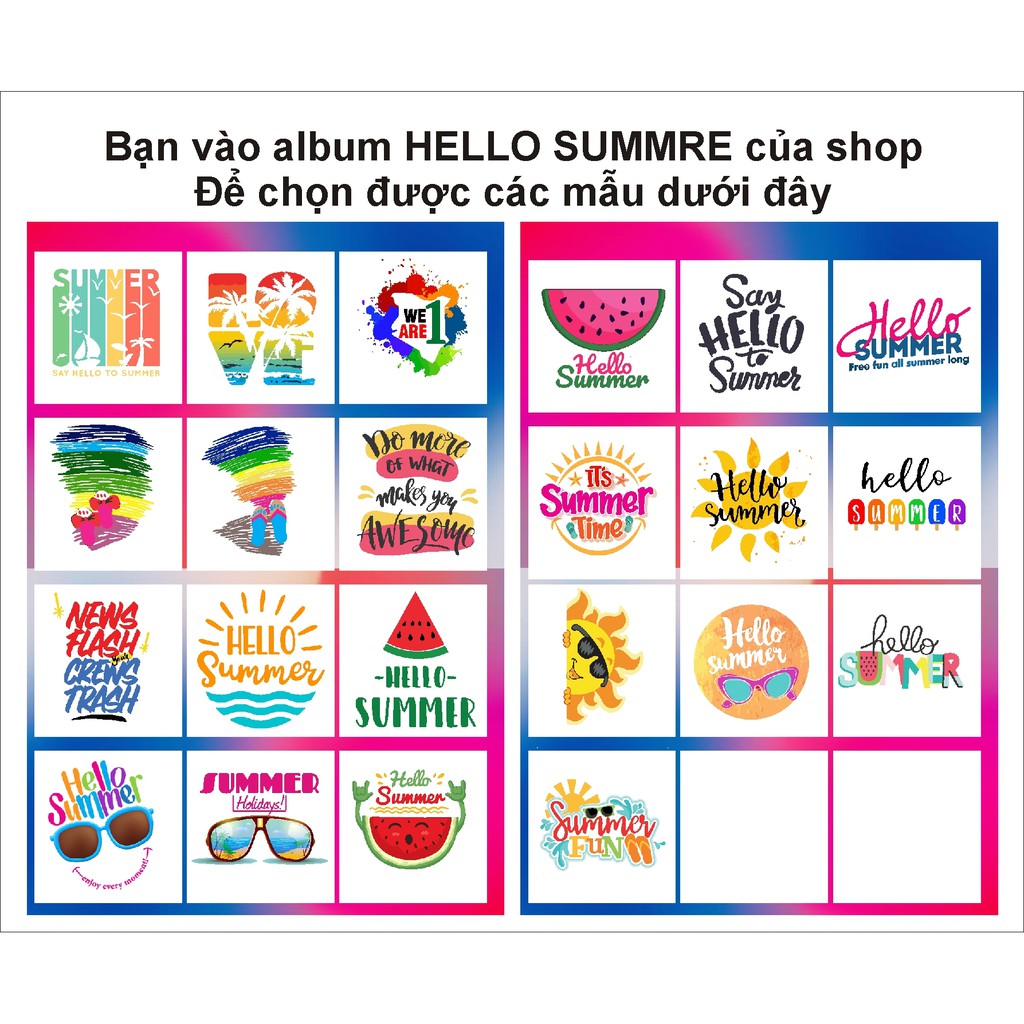 áo đi biển SM18 đủ size ,we are one , hello summer thun,phông,đồng phục, nhóm, du lịch | BigBuy360 - bigbuy360.vn