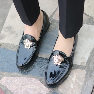 B55-1 Giày lười nam mặt versace
