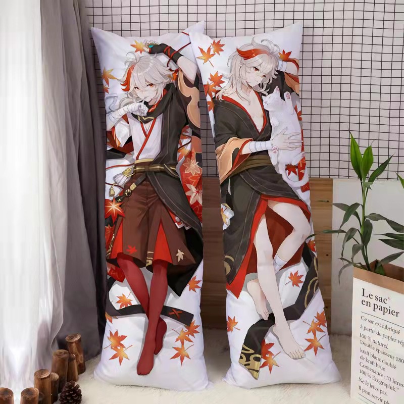 Vỏ Gối Ôm In Hình Game Genshin Impact Kaedehara Kazuha Dakimakura