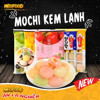 Bánh Mochi kem lạnh vị hoa quả mỗi gói 12 chiếc bánh thơm ngon , Bánh Mochi ĐÀI LOAN 8 Vị Hoa Quả