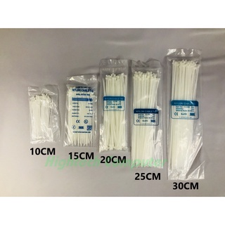 Dây rút, dây thít, lạt nhựa - đen/trắng - 10cm, 15cm, 20cm, 25cm, 30cm