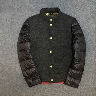 Áo khoác phao nam lông vũ cao cấp tay phao độc đáo